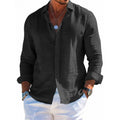 Camisa Masculina Manga Longa Plus Size