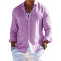 Camisa Masculina Manga Longa Plus Size