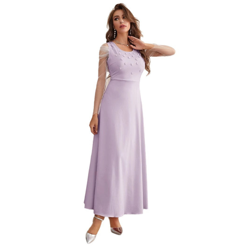 Vestido Feminino Elegante Manga Longa