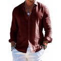 Camisa Masculina Manga Longa Plus Size