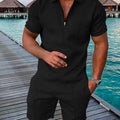 Conjunto Masculino Camisa e Shorts Casuais