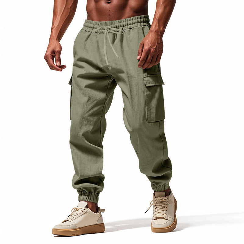 Calça Masculina Cargo com Bolsos