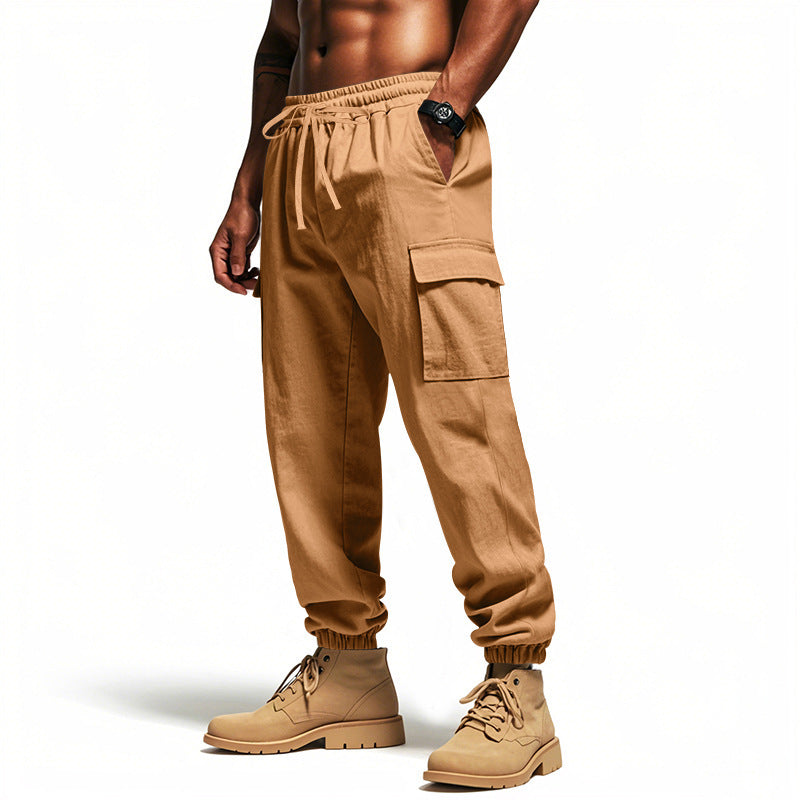 Calça Masculina Cargo com Bolsos