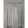 2025 Summer New Korean Version Waist-closing to Make You Look Slim Simple Sleeveless Mid-length Skirt Suspender Dress for Women