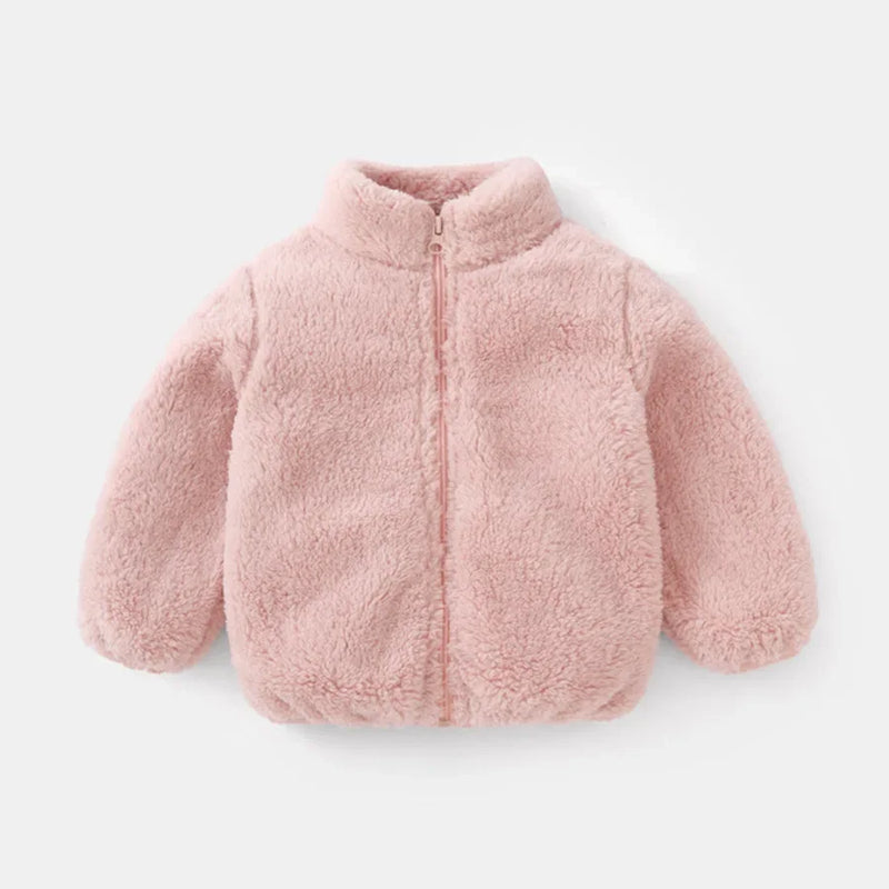 Pink Girls Jackets Autumn Coat