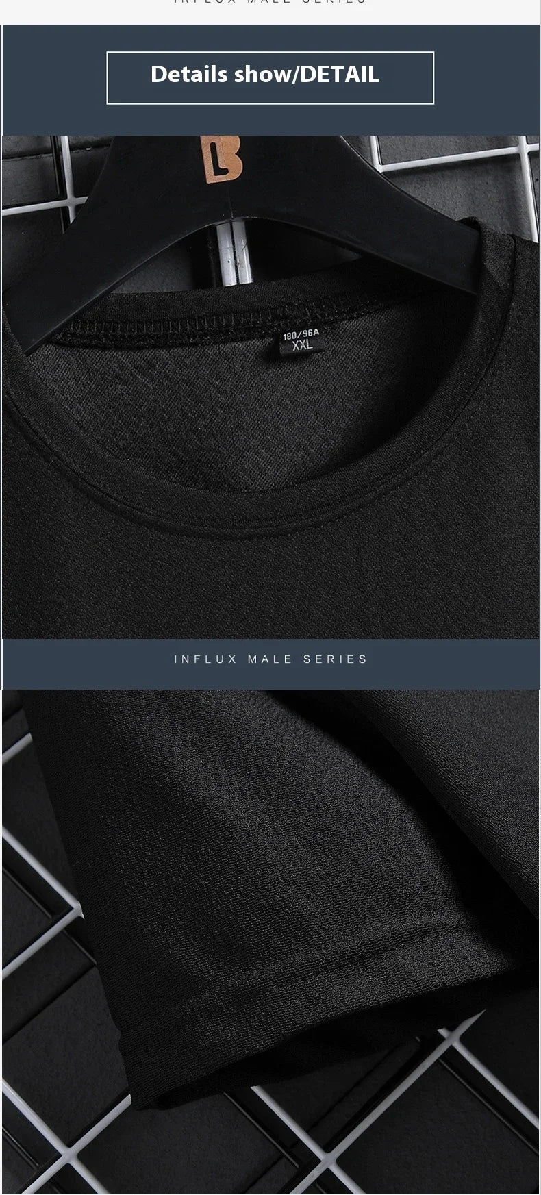 2025 New Fashion Casual Trend Men's Sportswear Set - short-sleeved T-shirt and summer outdoor sports shorts set, running set, tw