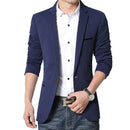 Classic Men Autumn Spring Korean Style Slim Suit Jacket