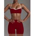 Seamless Beautiful Back Yoga Bra Peach Hip High Elasticity Fast Drying Hip Lifting Tight Running Fitness Yoga Pants Womens Set