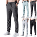 Men Fast Dry Stretch Pants Ice Silk Trousers