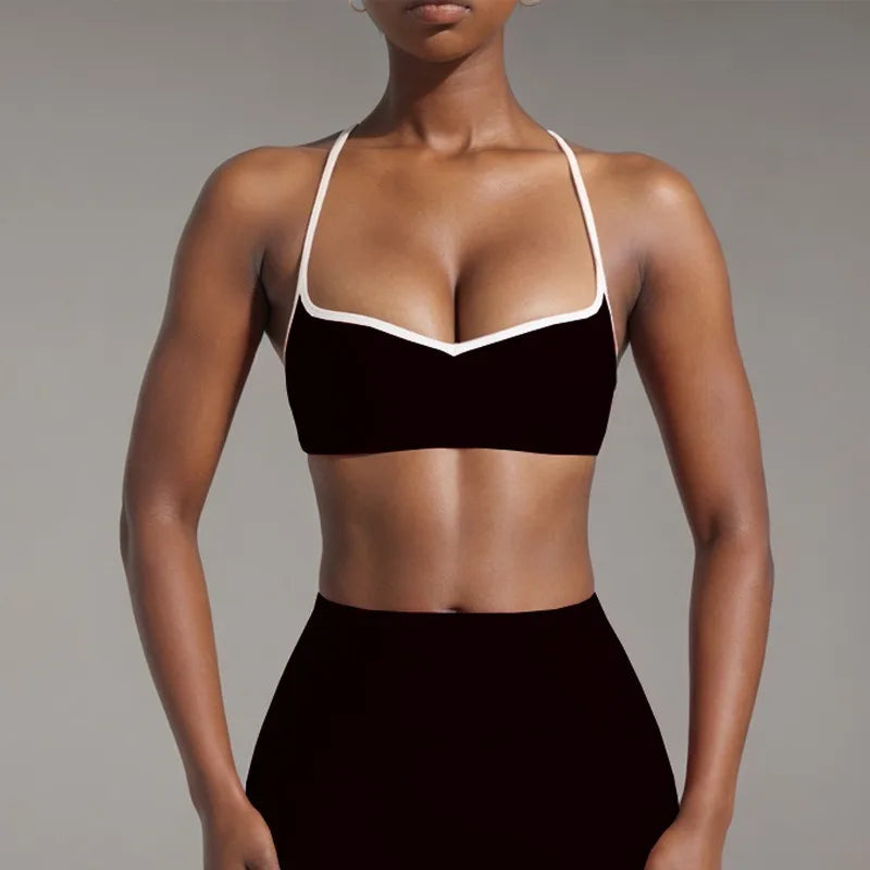 Seamless Beautiful Back Yoga Bra Peach Hip High Elasticity Fast Drying Hip Lifting Tight Running Fitness Yoga Pants Womens Set