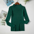Women Turtleneck Sweater Knitted Soft Pullovers