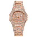 Relógio Cravejado em Diamantes