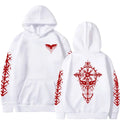 Men Hooded Sweatshirt 2025 Trendy Winter Autumn Sportswear Viking Rune Raven Design Urban Streetwear Cozy Outerwear Men's Hoodie