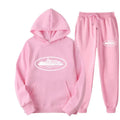 NICE Loose Unisex Fleece-lined Printed Sweatshirt Hoodie Set Devil Prisoner Pattern New Style Female Male Casual Comfortable Tra