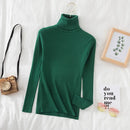 Women Turtleneck Sweater Knitted Soft Pullovers