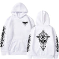 Men Hooded Sweatshirt 2025 Trendy Winter Autumn Sportswear Viking Rune Raven Design Urban Streetwear Cozy Outerwear Men's Hoodie