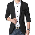 Classic Men Autumn Spring Korean Style Slim Suit Jacket