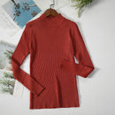 Women Turtleneck Sweater Knitted Soft Pullovers