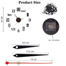 2022 New 3D Roman Numeral Acrylic Mirror Wall Clock