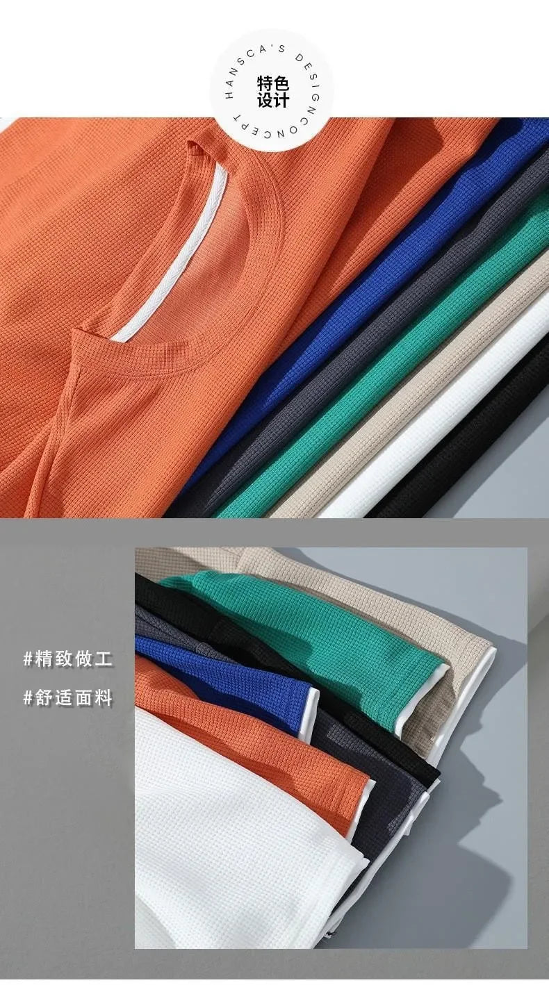 The new 2025 summer casual men's sports suit fashion outdoor hiking breathable short-sleeved T-shirt + shorts two-piece set