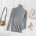 2025 Women Turtleneck Sweater Knitted Soft Pullovers