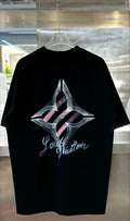 Trendy Brand New Product Design Men's and Women's Loose Round Neck Fashion Versatile Couple's Same Ins Pure Cotton Top