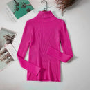 2025 Women Turtleneck Sweater Knitted Soft Pullovers