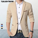 Classic Men Autumn Spring Korean Style Slim Suit Jacket
