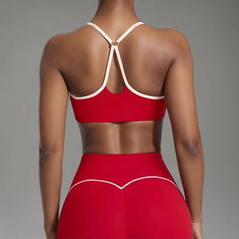 Seamless Beautiful Back Yoga Bra Peach Hip High Elasticity Fast Drying Hip Lifting Tight Running Fitness Yoga Pants Womens Set