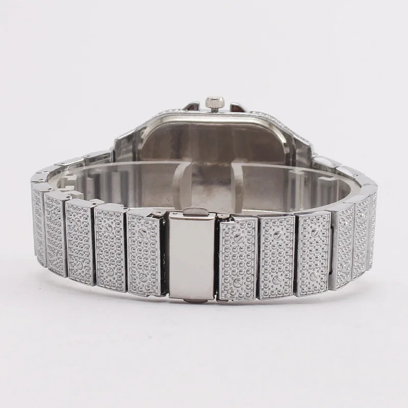 Luxury Casual Women Quartz Diamond Setting Wristwatch Waterproof Women Watch for Female Watches Alloy Wrist Bracelet Classic
