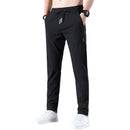 Men Fast Dry Stretch Pants Ice Silk Trousers