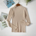 Women Turtleneck Sweater Knitted Soft Pullovers