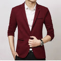Classic Men Autumn Spring Korean Style Slim Suit Jacket