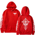 Men Hooded Sweatshirt 2025 Trendy Winter Autumn Sportswear Viking Rune Raven Design Urban Streetwear Cozy Outerwear Men's Hoodie
