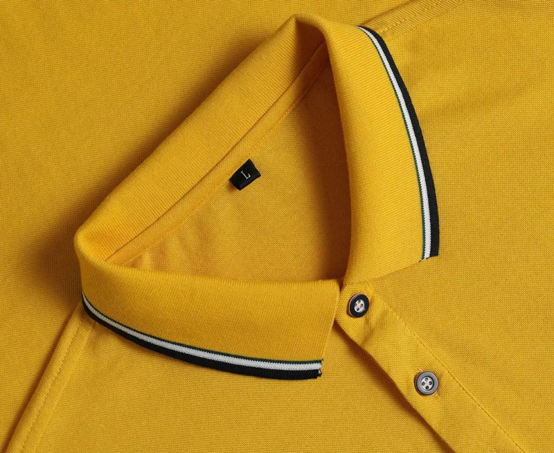 Men's Summer Embroidered Polo T-Shirt Short Sleeve Lapel Design Breathable Lightweight Streetwear Outdoor Oversized Fit