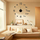 2022 New 3D Roman Numeral Acrylic Mirror Wall Clock