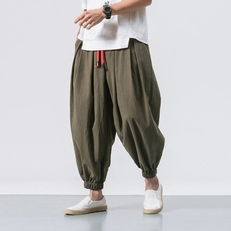 FGKKS New Oversize Men Loose Harem Pants