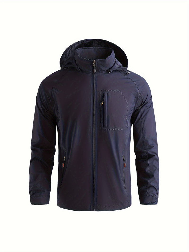 Jaqueta Masculina Corta-Vento Leve Dobrável