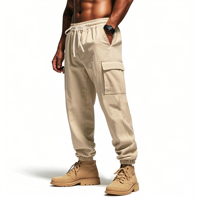 Calça Masculina Cargo com Bolsos