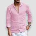 Camisa Masculina Manga Longa Plus Size