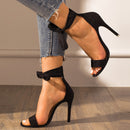 Sandália Salto Alto Feminina com Tira