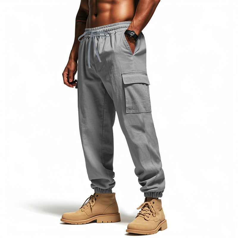 Calça Masculina Cargo com Bolsos