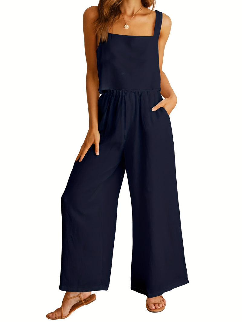 Conjunto Feminino Regata e Calça Larga