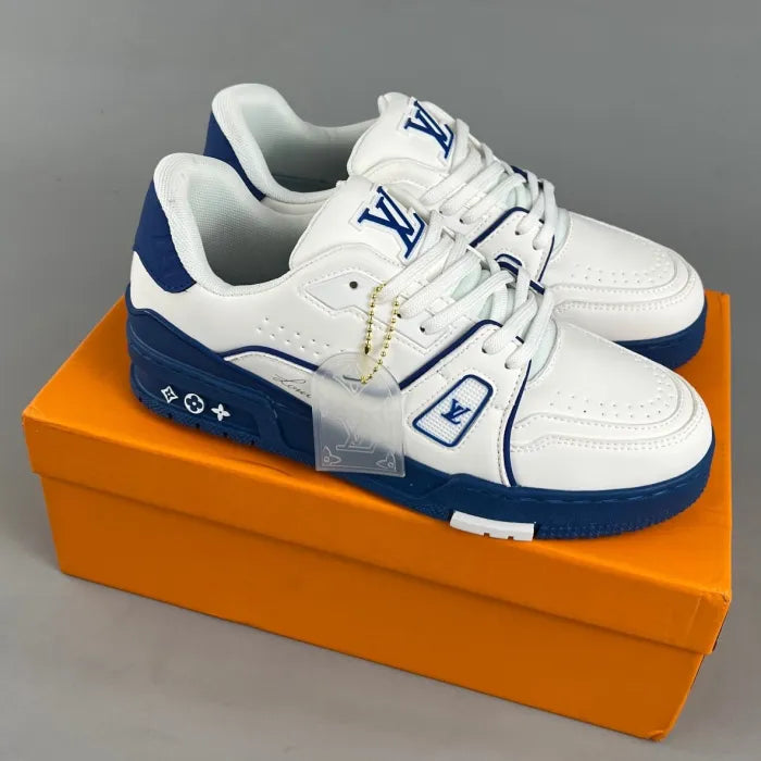 LV Trainer Azul Branco