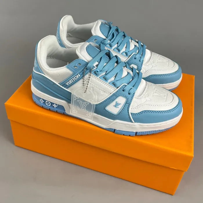 LV Trainer Azul Branco