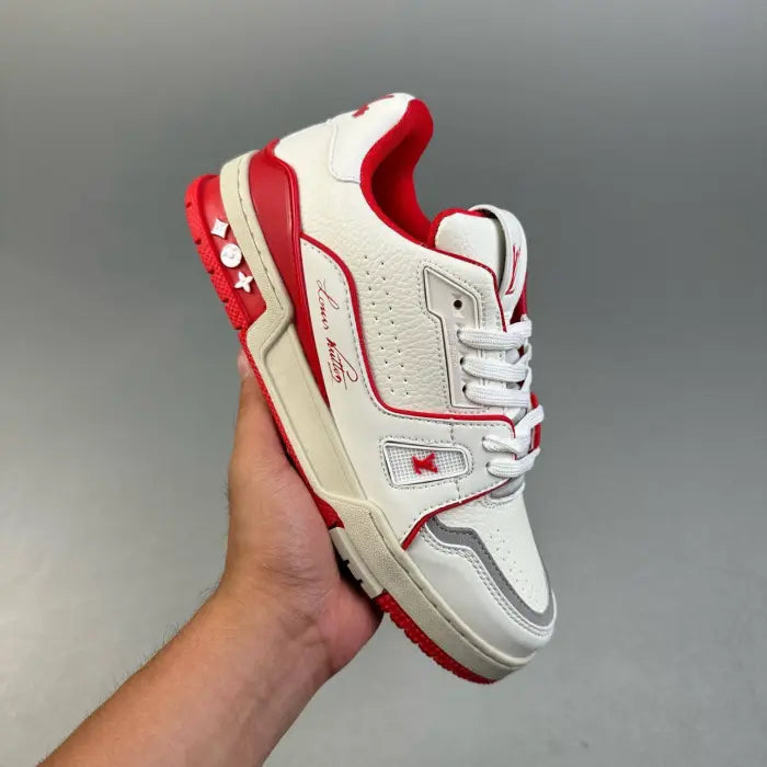 LV Trainer Branco Vermelho