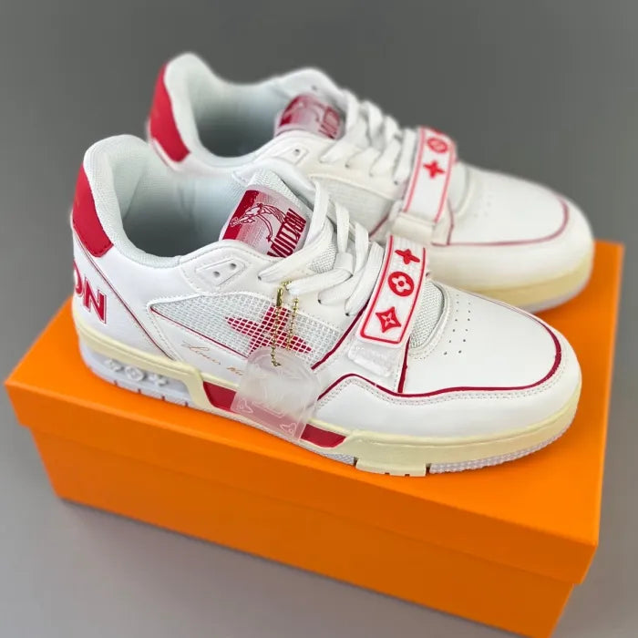 LV Trainer Branco Vermelho