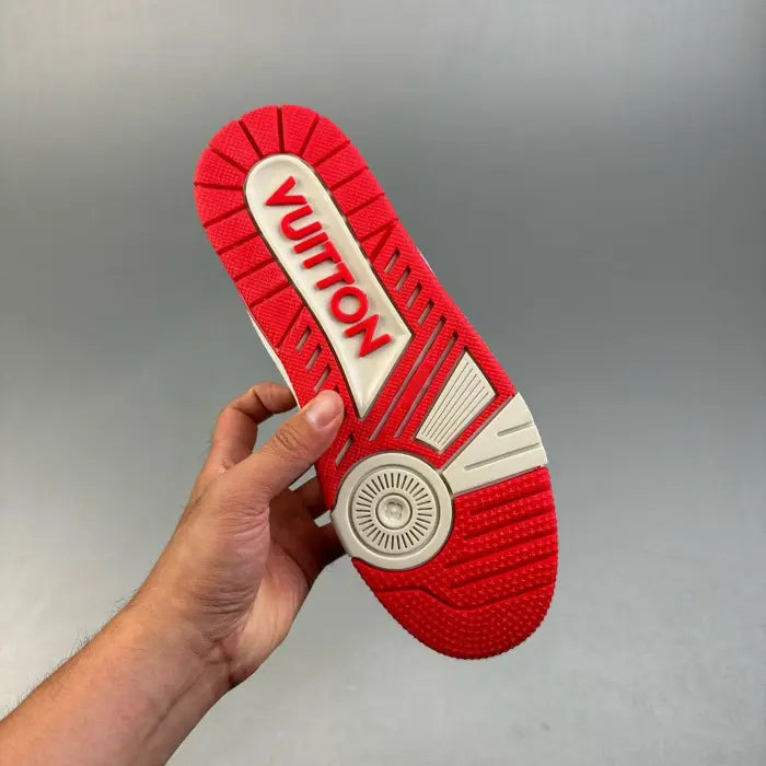 LV Trainer Branco Vermelho