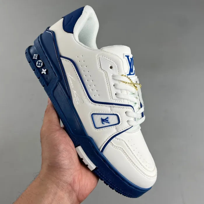 LV Trainer Azul Branco